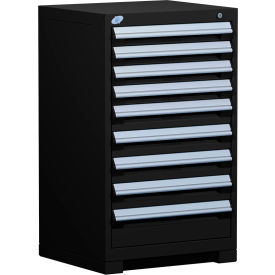 Rousseau Metal Heavy Duty Modular Drawer Cabinet 9 Drawer Counter High 24