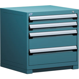 Rousseau Metal Heavy Duty Modular Drawer Cabinet 4 Drawer Bench High 30