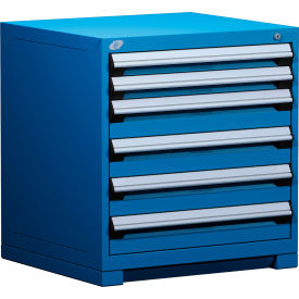 Rousseau Metal Heavy Duty Modular Drawer Cabinet 6 Drawer Bench High 30