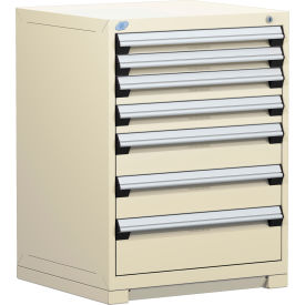 Rousseau Metal® R5ADG-3801KD-041 Heavy Duty Modular Cabinet 7 Drawers Beige R5ADG-3801KD-041