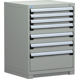 Rousseau Metal® R5ADG-3803KD-071 Heavy Duty Modular Cabinet 7 Drawers Light Gray R5ADG-3803KD-071