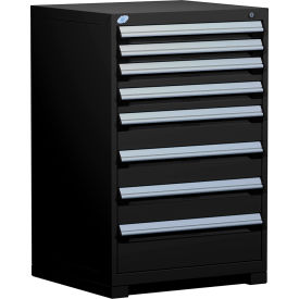 Rousseau Metal Heavy Duty Modular Drawer Cabinet 8 Drawer Counter High 30