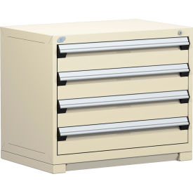Rousseau Metal® R5AEE-2801KD-041 Heavy Duty Modular Cabinet 4 Drawers Beige R5AEE-2801KD-041