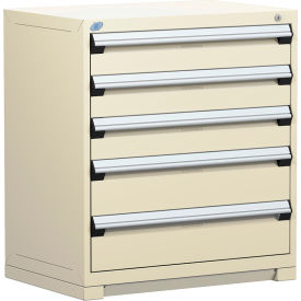 Rousseau Metal® R5AEE-3805KD-041 Heavy Duty Modular Cabinet 5 Drawers Beige R5AEE-3805KD-041