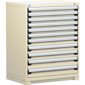 Rousseau Metal Heavy Duty Modular Drawer Cabinet 11 Drawer Counter High 36