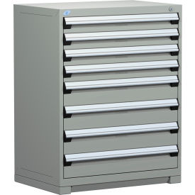 Rousseau Metal Heavy Duty Modular Drawer Cabinet 8 Drawer Counter High 36