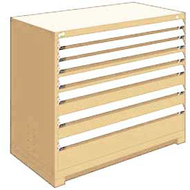 Rousseau Metal® Heavy Duty Modular Cabinet 7 Drawers 48