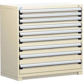 Rousseau Metal Heavy Duty Modular Drawer Cabinet 9 Drawer Counter High 48