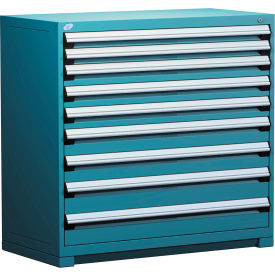 Rousseau Metal Heavy Duty Modular Drawer Cabinet 9 Drawer Counter High 48