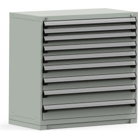 Rousseau Metal Heavy Duty Modular Drawer Cabinet 9 Drawer Counter High 48