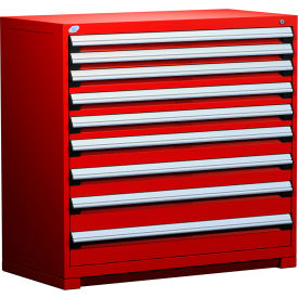 Rousseau Metal Heavy Duty Modular Drawer Cabinet 9 Drawer Counter High 48