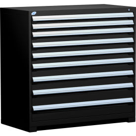 Rousseau Metal Heavy Duty Modular Drawer Cabinet 9 Drawer Counter High 48