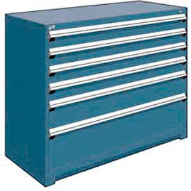 Rousseau Metal Heavy Duty Modular Drawer Cabinet 6 Drawer Counter High 60