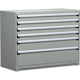 Rousseau Metal Heavy Duty Modular Drawer Cabinet 6 Drawer Counter High 60
