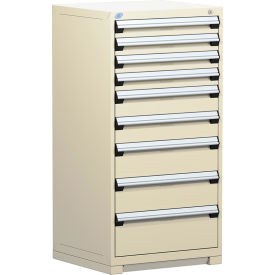 Rousseau Metal® R5ADG-5809KD-041 Heavy Duty Modular Cabinet 9 Drawers Beige R5ADG-5809KD-041