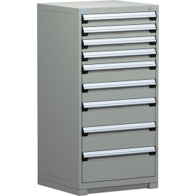Rousseau Metal® R5ADG-5809KD-071 Heavy Duty Modular Cabinet 9 Drawers Light Gray R5ADG-5809KD-071