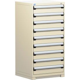 Rousseau Metal® R5ADG-5813KD-041 Heavy Duty Modular Cabinet 9 Drawers Beige R5ADG-5813KD-041