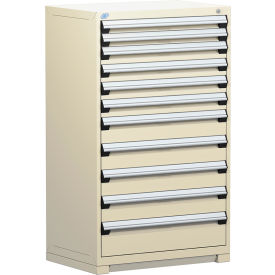 Rousseau Metal Heavy Duty Modular Drawer Cabinet 11 Drawer Full Height 36