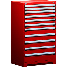 Rousseau Metal Heavy Duty Modular Drawer Cabinet 11 Drawer Full Height 36