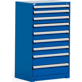 Rousseau Metal Heavy Duty Modular Drawer Cabinet 9 Drawer Full Height 36