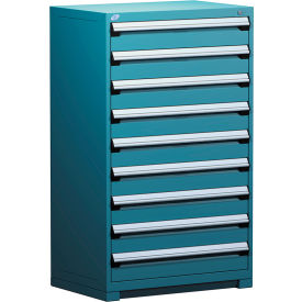 Rousseau Metal Heavy Duty Modular Drawer Cabinet 9 Drawer Full Height 36