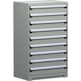Rousseau Metal Heavy Duty Modular Drawer Cabinet 9 Drawer Full Height 36