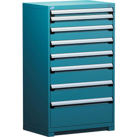Rousseau Metal Heavy Duty Modular Drawer Cabinet 8 Drawer Full Height 36