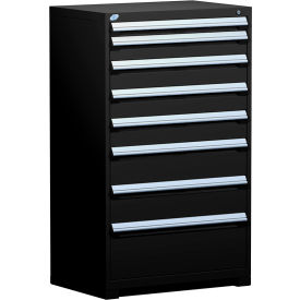 Rousseau Metal Heavy Duty Modular Drawer Cabinet 8 Drawer Full Height 36