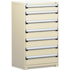 Rousseau Metal Heavy Duty Modular Drawer Cabinet 7 Drawer Full Height 36