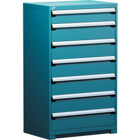 Rousseau Metal Heavy Duty Modular Drawer Cabinet 7 Drawer Full Height 36