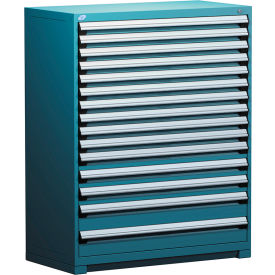 Rousseau Metal Heavy Duty Modular Drawer Cabinet 15 Drawer Full Height 48