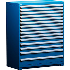 Rousseau Metal Heavy Duty Modular Drawer Cabinet 15 Drawer Full Height 48
