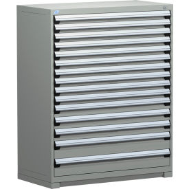 Rousseau Metal Heavy Duty Modular Drawer Cabinet 15 Drawer Full Height 48