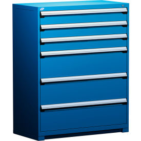 Rousseau Metal Heavy Duty Modular Drawer Cabinet 6 Drawer Full Height 48