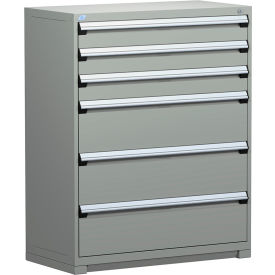 Rousseau Metal Heavy Duty Modular Drawer Cabinet 6 Drawer Full Height 48