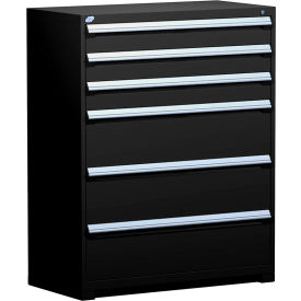 Rousseau Metal Heavy Duty Modular Drawer Cabinet 6 Drawer Full Height 48