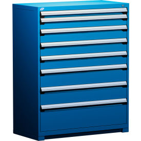 Rousseau Metal Heavy Duty Modular Drawer Cabinet 8 Drawer Full Height 48