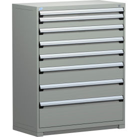 Rousseau Metal Heavy Duty Modular Drawer Cabinet 8 Drawer Full Height 48