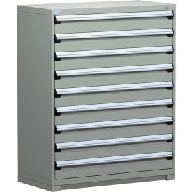 Rousseau Metal Heavy Duty Modular Drawer Cabinet 9 Drawer Full Height 48