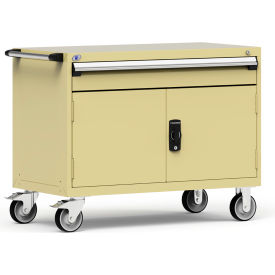 Rousseau Metal 1 Drawer Heavy-Duty Mobile Modular Drawer Cabinet - 48