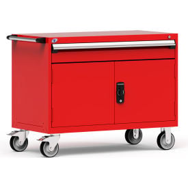 Rousseau Metal 1 Drawer Heavy-Duty Mobile Modular Drawer Cabinet - 48