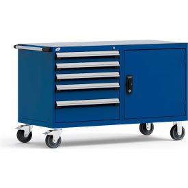 Rousseau 5 Drawer Heavy-Duty Double Mobile Modular Drawer Cabinet -60