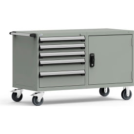 Rousseau 5 Drawer Heavy-Duty Double Mobile Modular Drawer Cabinet - 60