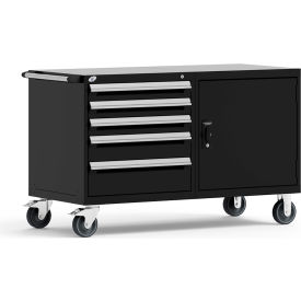 Rousseau 5 Drawer Heavy-Duty Double Mobile Modular Drawer Cabinet - 60