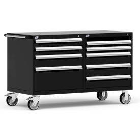 Rousseau 8 Drawer Heavy-Duty Double Mobile Modular Drawer Cabinet - 60