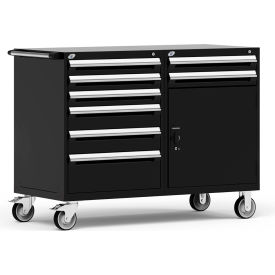 Rousseau 8 Drawer Heavy-Duty Double Mobile Modular Drawer Cabinet - 60