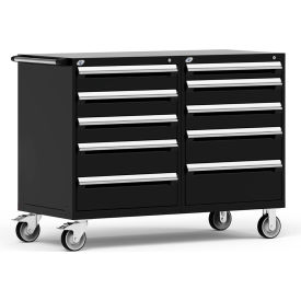 Rousseau 10 Drawer Heavy-Duty Double Mobile Modular Drawer Cabinet - 60