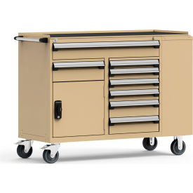 Rousseau Metal 8 Drawer Mobile Multi-Drawer Cabinet - 62