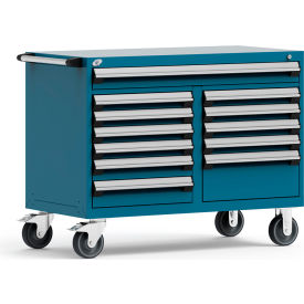 Rousseau Metal 12 Drawer Mobile Multi-Drawer Cabinet - 48