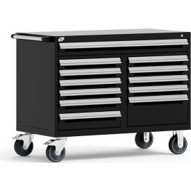 Rousseau Metal 12 Drawer Mobile Multi-Drawer Cabinet - 48